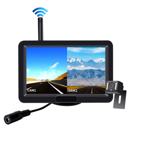 Wireless Two split 5-Inch monitor with camera system