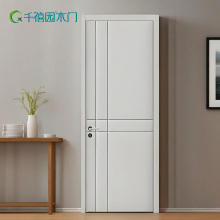 Wooden door room door ecological baking paint