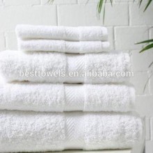 white nylon bath towel