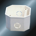 Conduit Upvc Octagon Outlet Box สีขาว