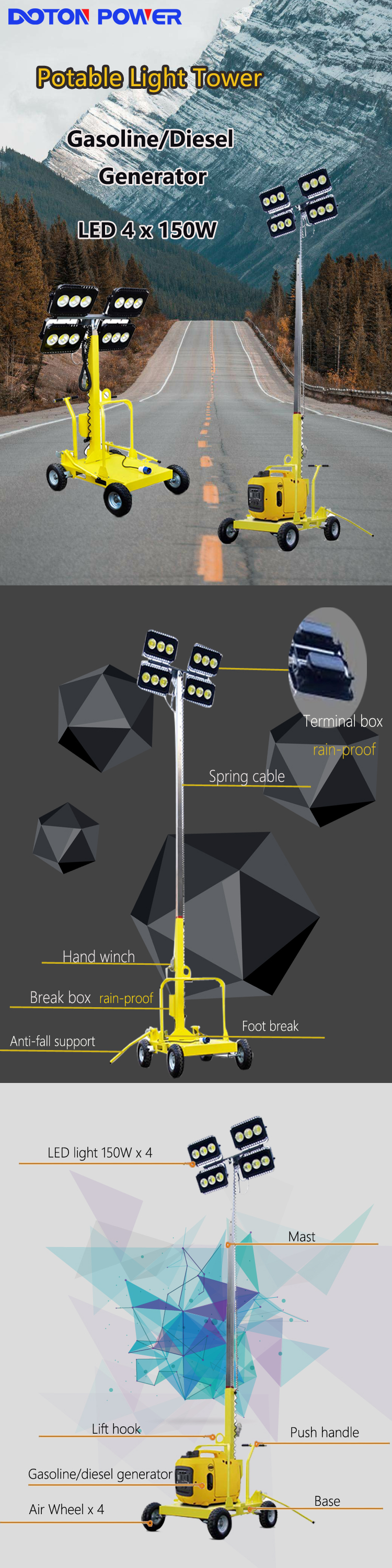 TORRE DE ILUMINACIÓN LIGHTING TOWER