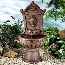 Hot Sale Outdoor bronze lion head fountain