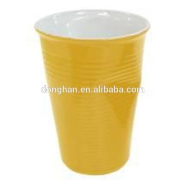 tall ceramic mug
