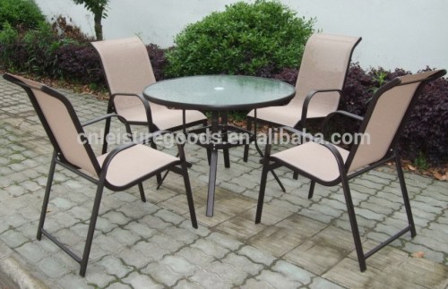 5PCS Metal outdoor garden furniture in garden set