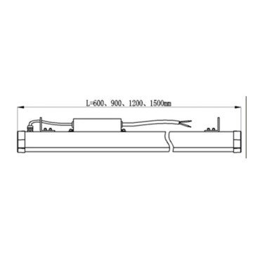 Tira de luz LED para interiores moderna LEDER