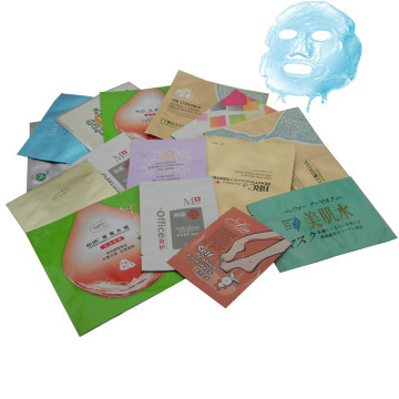 Heat sealing custom logo plastic mask packaging bag