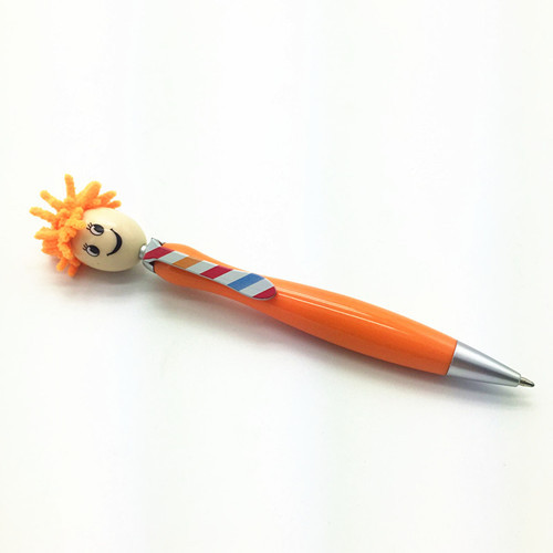 Promotional Doll Shape Ball Pen W/ Screen Cleaner