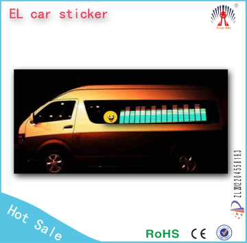 el flashing car sticker custom /car light film sticker