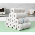 Rolled disposable rag absorbent cleaning cloth