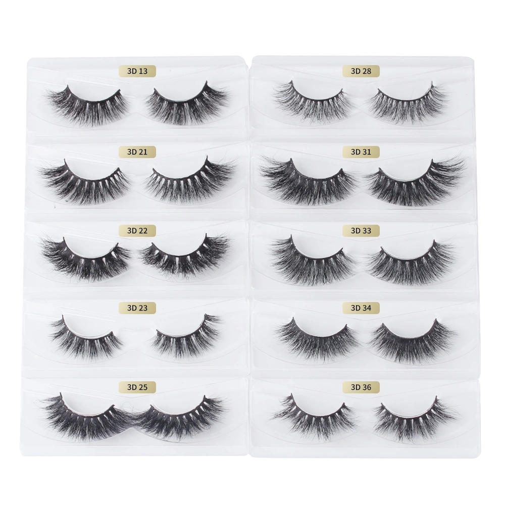 Best Selling Strip Eyelash 3D Mink Lashes Full Strip