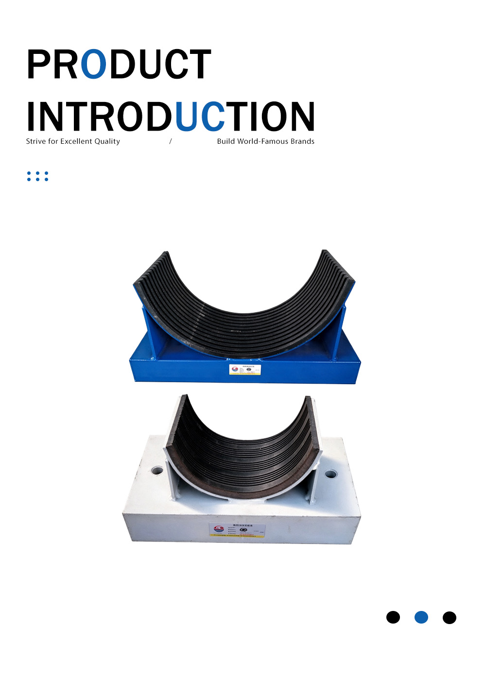 Isolador de vibração de tubo de meio suporte tipo DT DT Type Half Support Pipe Vibration Isolator