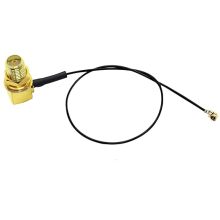 RP SMA Elbow Extension Cable UFL to RP-SMA Female Right Angle WiFi Antenna Pigtail