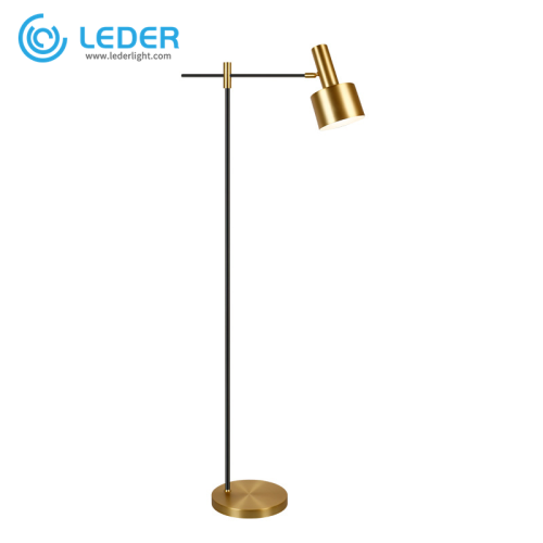 Lámpara de pie pequeña LEDER Golden
