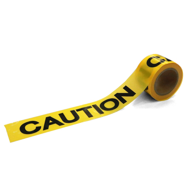 Yellow custom PE warning caution tape