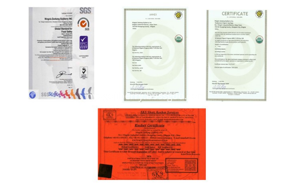 ORGANIC CERTIFICATE