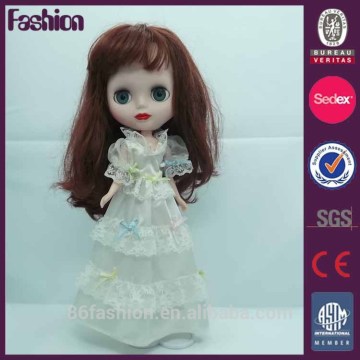 OEM fashion plastic doll, girls baby doll, kids toys doll