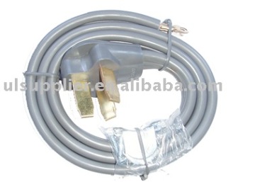 UL-listed 40AMP 3 Wire range cord 6FT/SRDT cord(Sku#:06-PT821016)