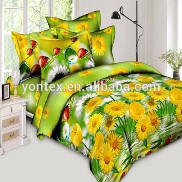 100% Cotton Reactive Printing 3D beddings