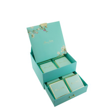 ลิ้นชักสองชั้นแบบกำหนดเอง Sliding Mooncake Gift Box