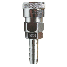 NSH20 Steel Silver Quick Release Pneumatic Coupler