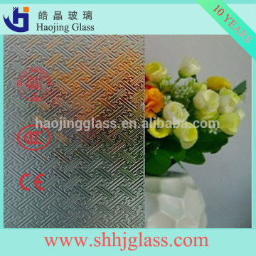 12mm Silkscreen Printing Tempered glass(pattern glass)