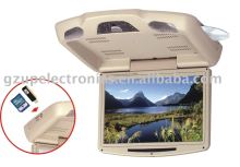 12.1 inch car roof mount / flip down dvd player