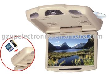 12.1 inch car roof mount / flip down dvd player