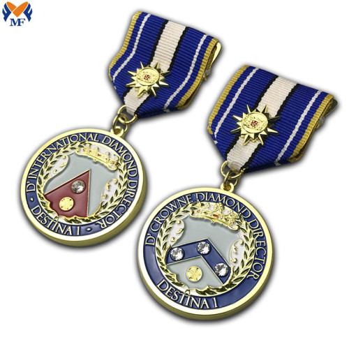 Customised metal medals singapore silver medal