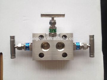 3 way valve manifold, instrument valve manifold, manifold 3 way