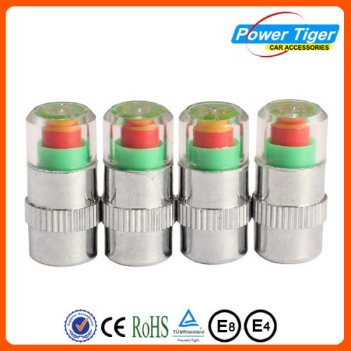 2.2bar 32PSI Car Tyre Tire Pressure Valve Stem Caps Sensor 3 Color Eye Air Alert tire pressure monitoring cap