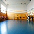 Sala de dança com piso esportivo de PVC Enlio Indoor