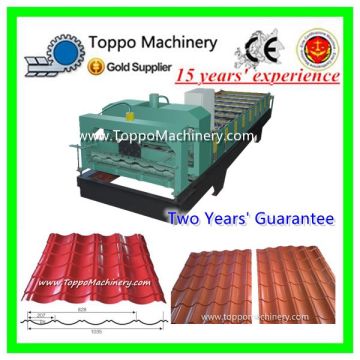 Glazed Color Coated Steel Roof Tile Making Machine