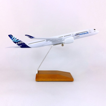 1:200 Scale Airbus A350XWB Model Plane - 30cm House Color Original Aircraft Model with Stand