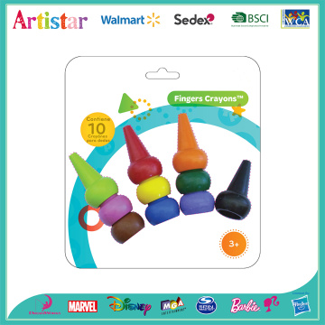 Fingers crayons blister card