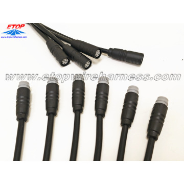 M6 mini 5pin waterproof plug