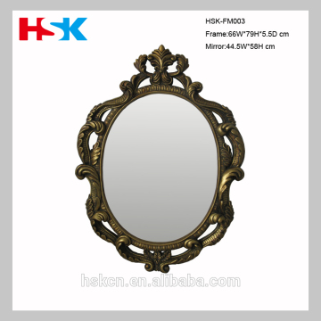 Baroque style plastic frame wall mirror,,new arrive luxury decorative mirror