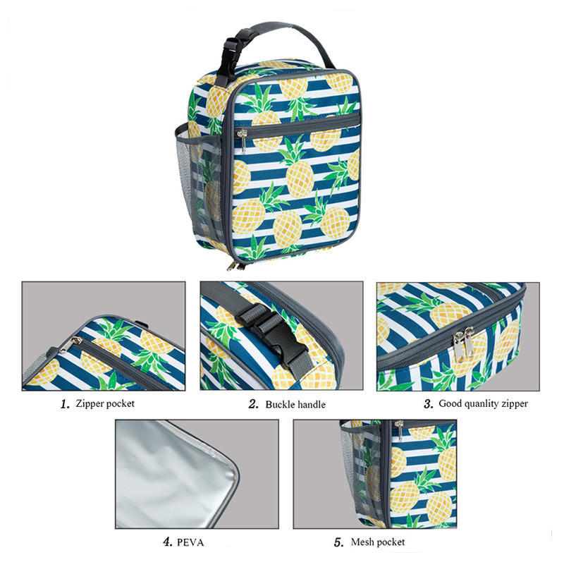 Beautiful oxford business can thermal insulation cooler box kids lunch bag for meat