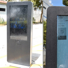 Pantalla publicitaria de 47 pulgadas quiosco de señalización digital al aire libre