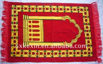 3-layer thin velvet print Prayer Rug Thin