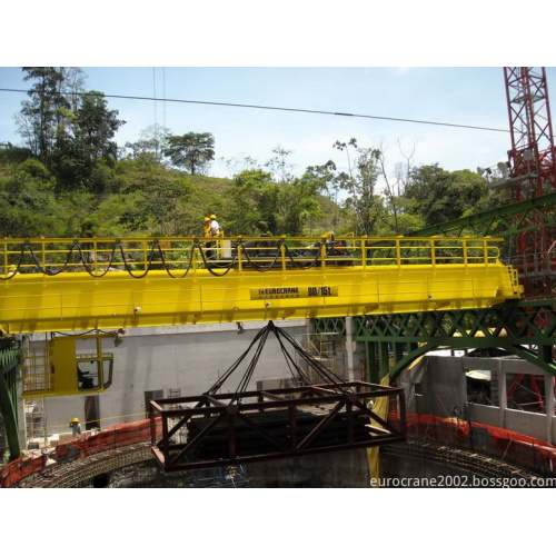 Double Girder Overhead Traveling Crane 60 Tons