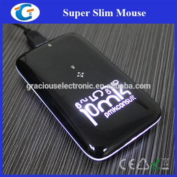 touch scroll mini mouse wired pocket led mouse