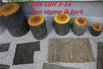 man made tree stump simulated tree trunk stub