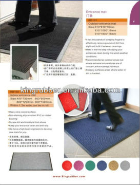 anti-slip roll mat coir matting rolls rubber bumper mat