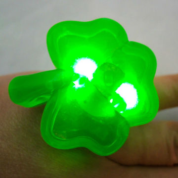 flashing plastic ring for party favors