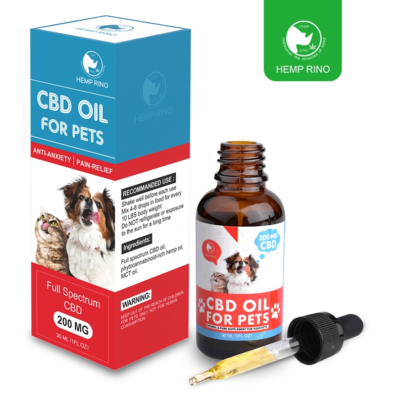 hemp CBD oil for pets with terpenes