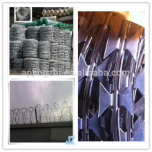 Anping cheap hot sales galvanized bared wire /weight of barbed wire per meter length/unit weight of barbed wire (factory)