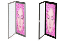 A3 Acrylic Waterproof Led Outdoor Light Box , Snap Frame Signage For Advertising
