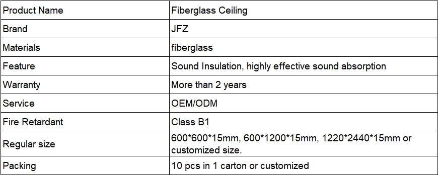 Fiberglass Ceilings