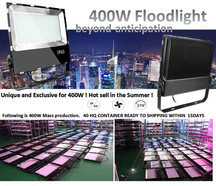 LUXINT 170lm/w 400w ultrathin led flood light Best selling super bright led luminaire outdoor badminton court lighting