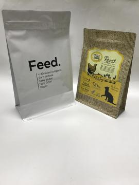 Box Pouch/Flat Bottom Pouch for Feeds